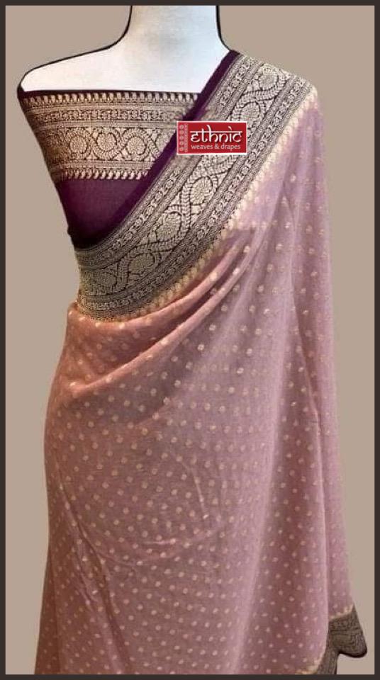 Pink Banarasi